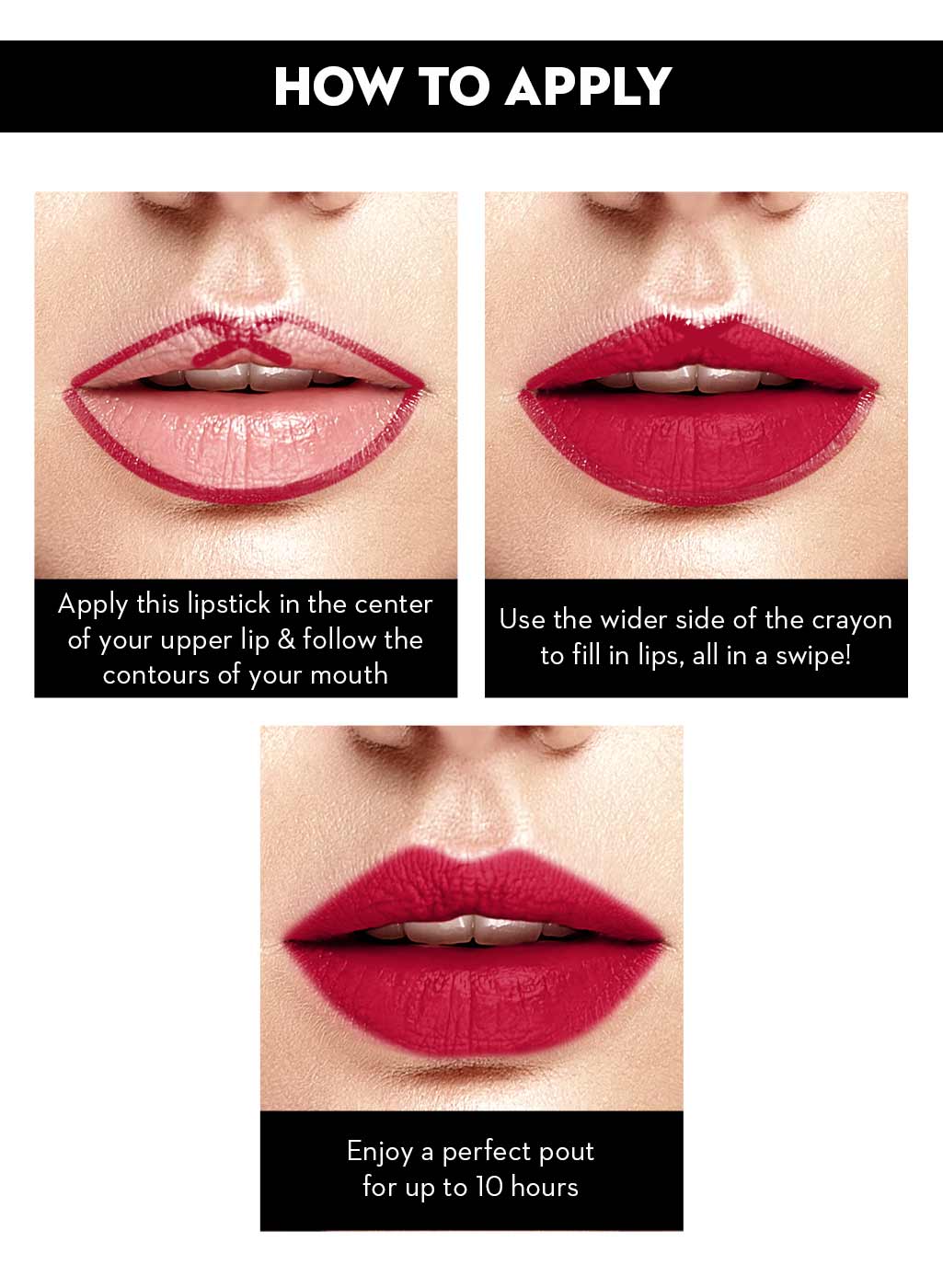 how to apply lip gloss step by step
