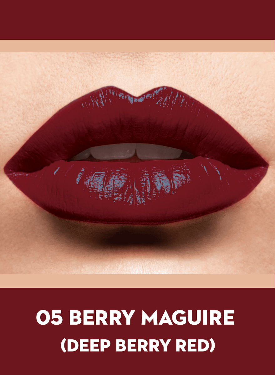 Never Say Dry Crème Lipstick - 05 Berry Maguire (Deep Berry Red ...